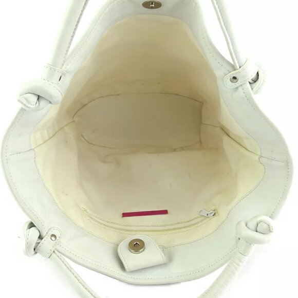 EMILIO PUCCI Tote Bag Pucci (handle) white pink pile ?~ Leather used T18697 - Picture 6 of 9